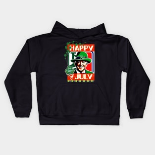 Vintage Happy 4th Of July Joe Biden St Patricks Day Leprechaun Hat Kids Hoodie